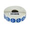 National Checking .75" Circle Trilingual Removable Blue Monday Label, PK2000 R7501R - alternate 1